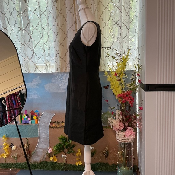 Madison Leigh Elegant Black Mini Dress - Picture 2 of 3